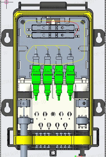 8 Ports Fiber Terminal Box